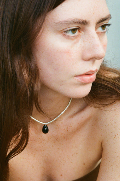 Corail necklace - Hematite / Black – Sisi Joia
