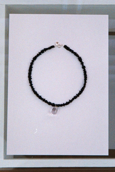 SISI JOIA CORAIL necklace ネックレス新品 今季 Corail necklace - Black / Clear – Sisi Joia