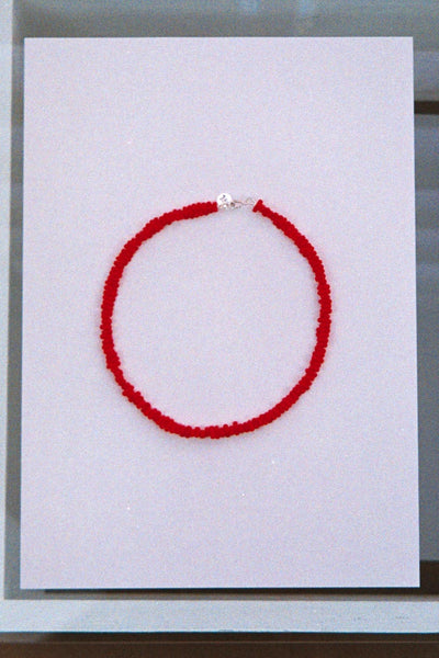 Cori necklace - Opaque red – Sisi Joia