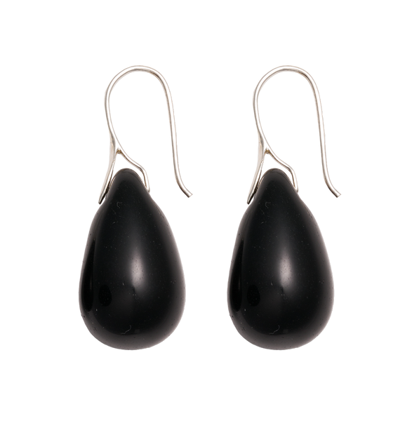 Gota Maxi earrings - Black – Sisi Joia