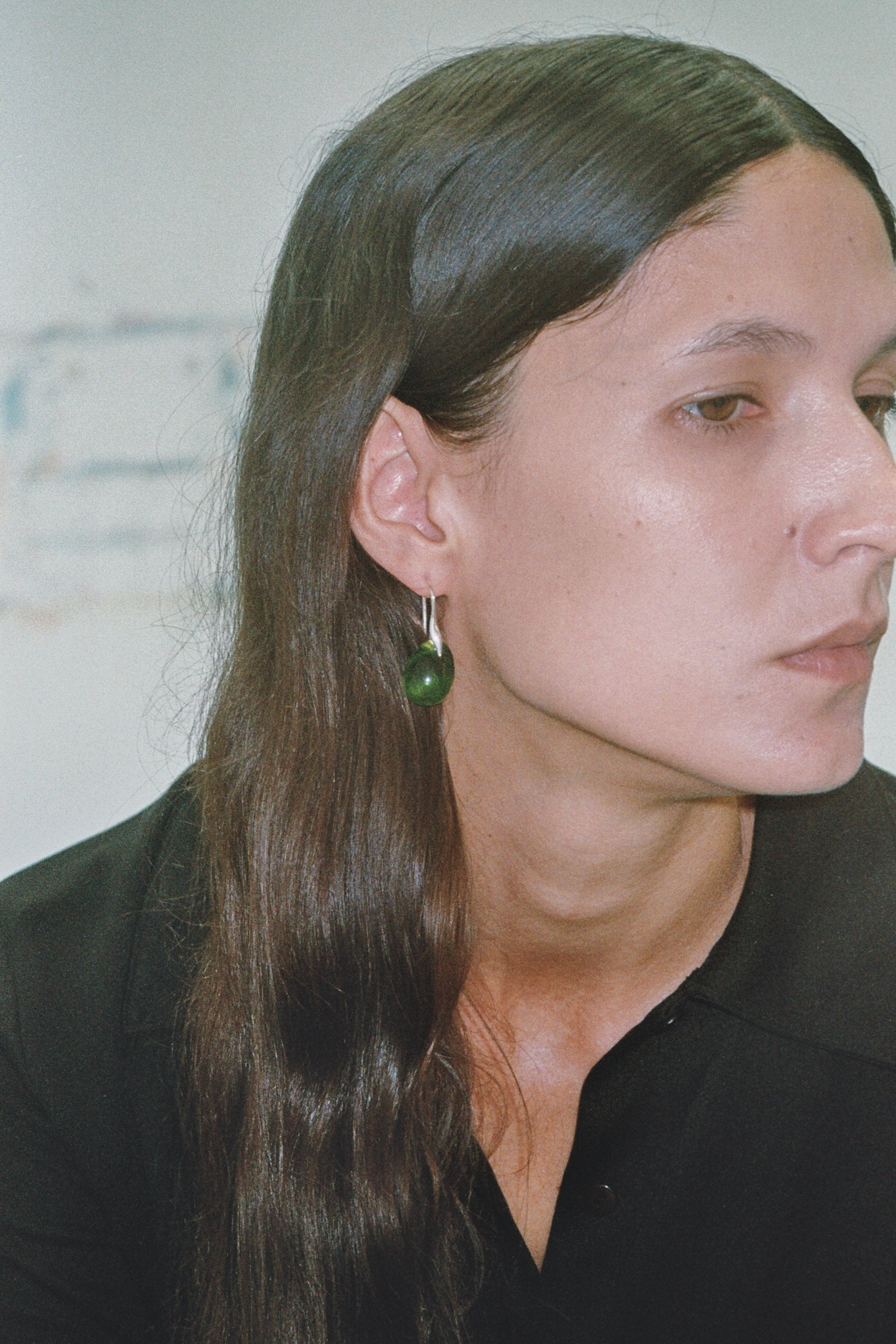 Gota Midi earrings - Green