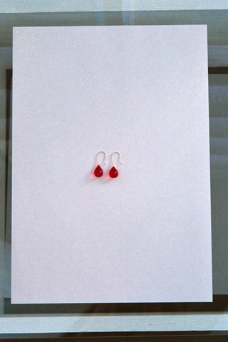 Gota Mini earrings - Red – Sisi Joia