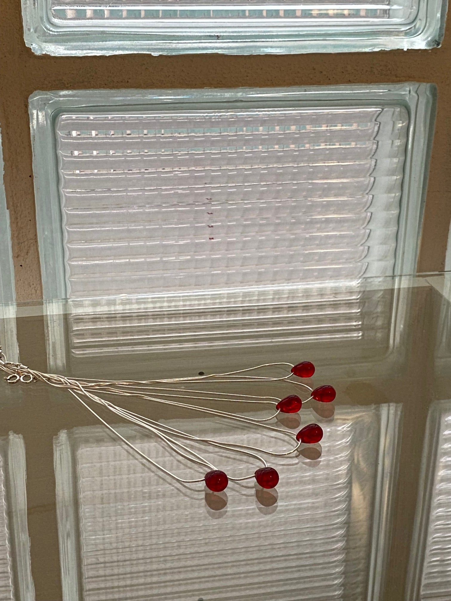 Gota Mini necklace - Red pour Suzanne