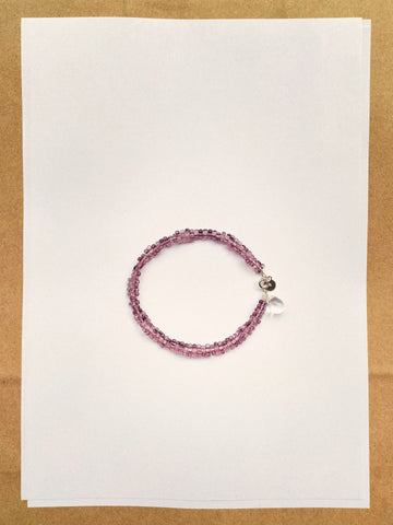 Cori anklet - Lilac / Clear – Sisi Joia