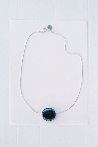Jeton necklace - Grey – Sisi Joia
