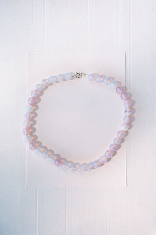 Marie necklace - Opaline pink – Sisi Joia