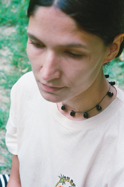Noué necklace - Black / brown – Sisi Joia