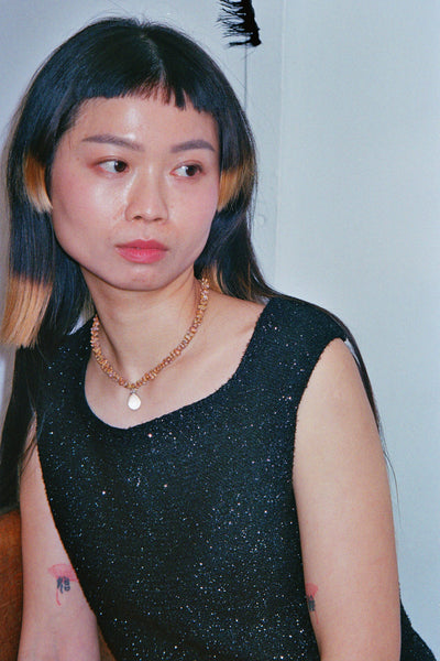 Corail necklace - Caramel / clear – Sisi Joia