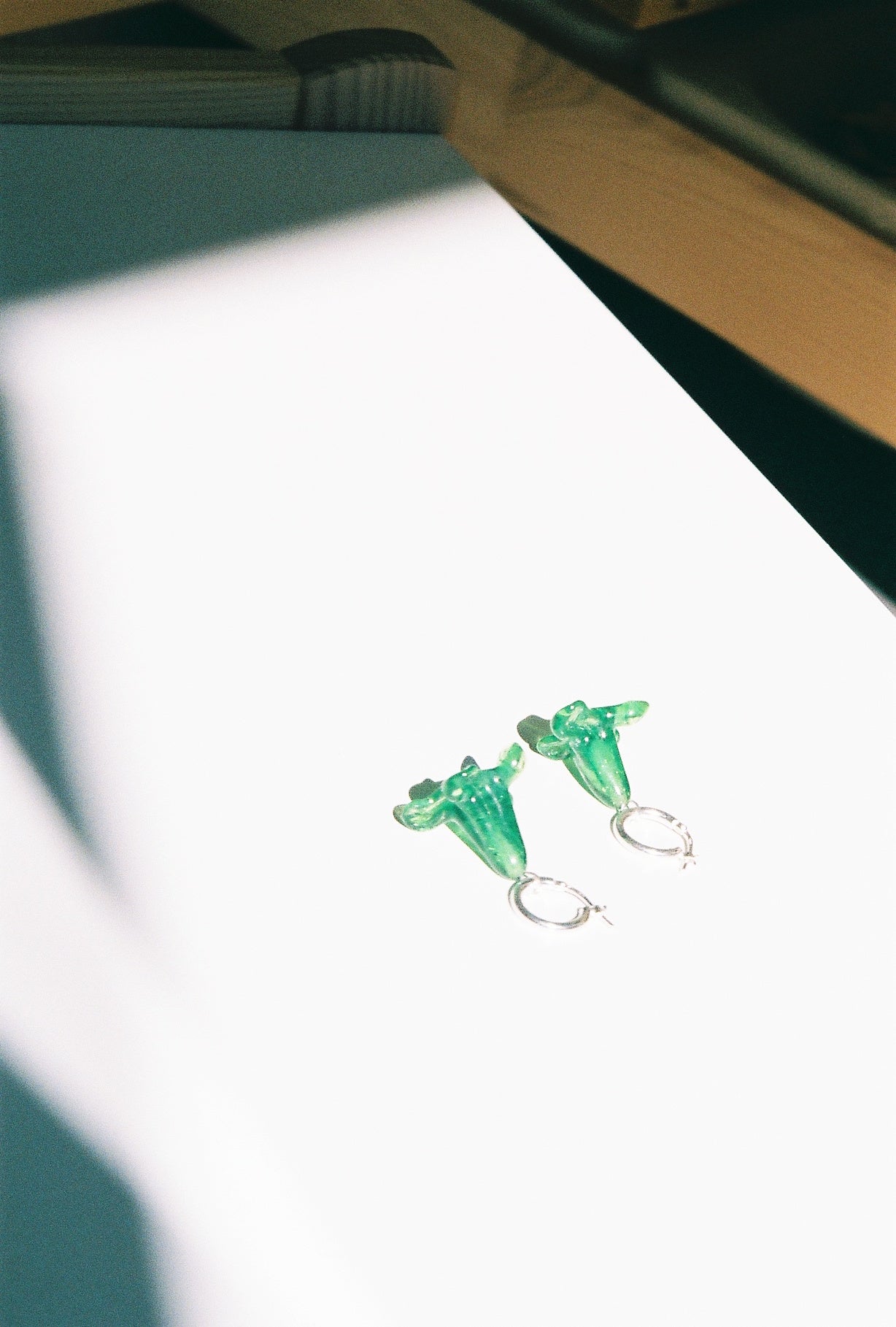 Tulpa earrings - Green