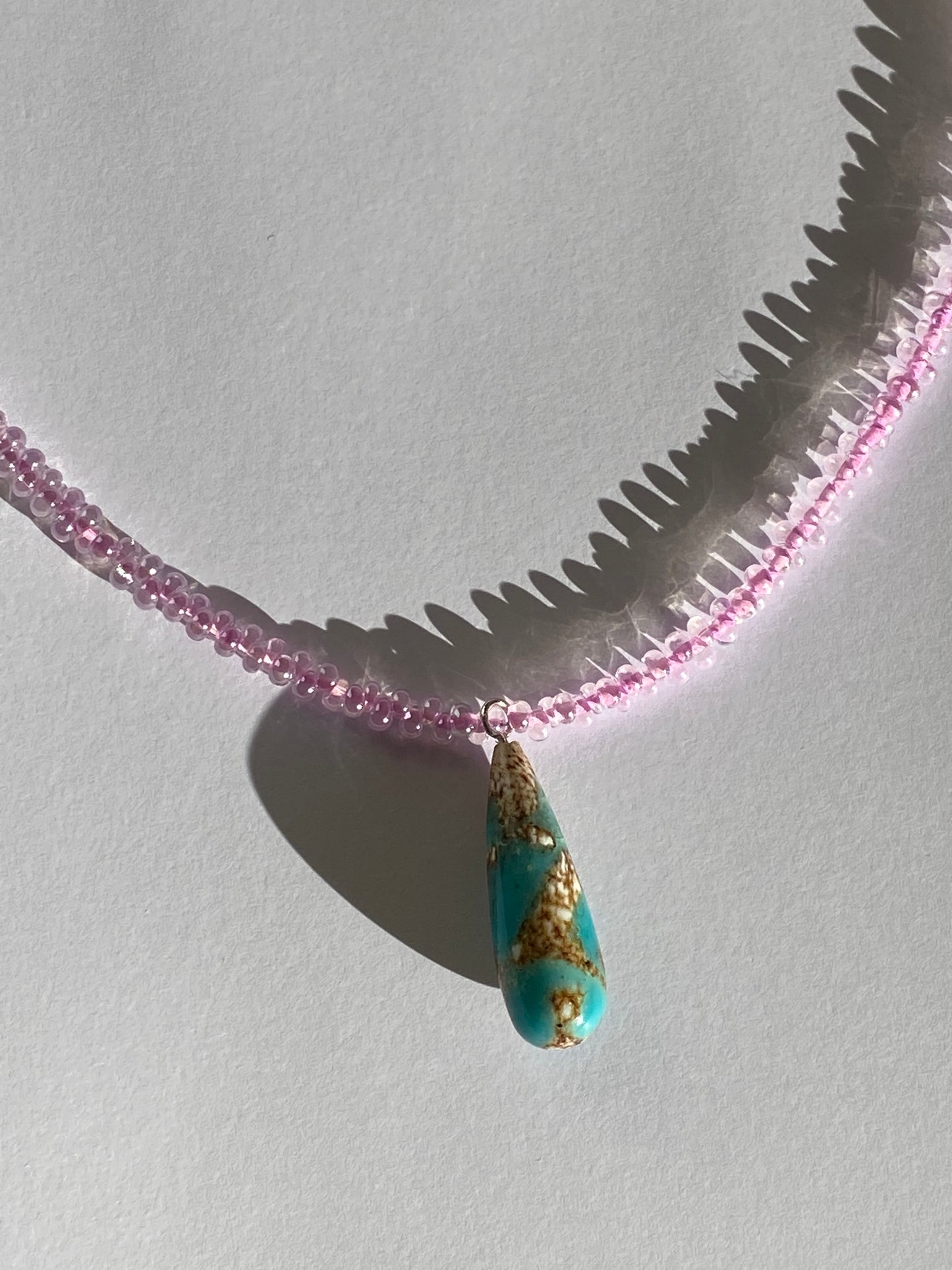 Arch necklace - Pink