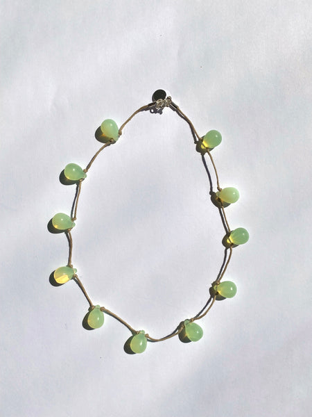 Noué necklace - Opaline yellow / Beige – Sisi Joia