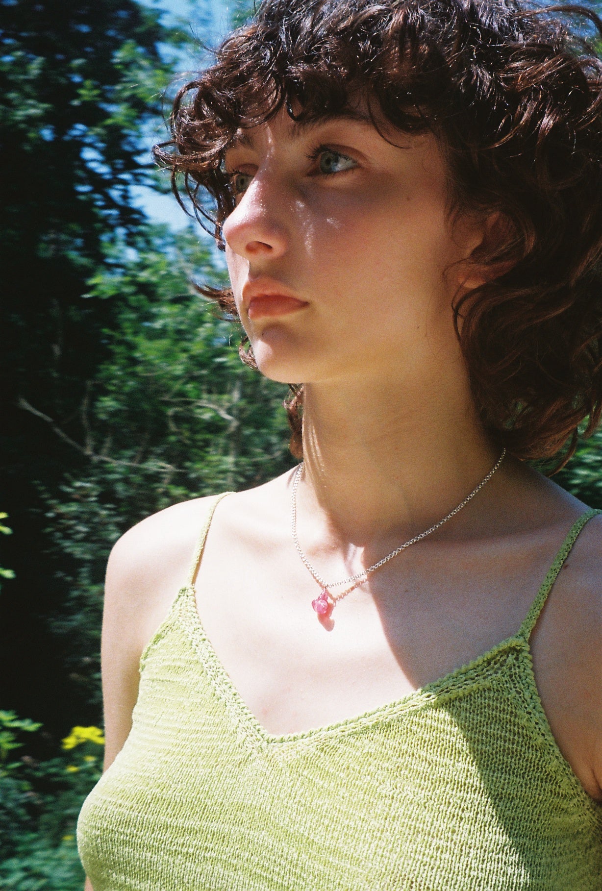 Malakio necklace - Fuchsia