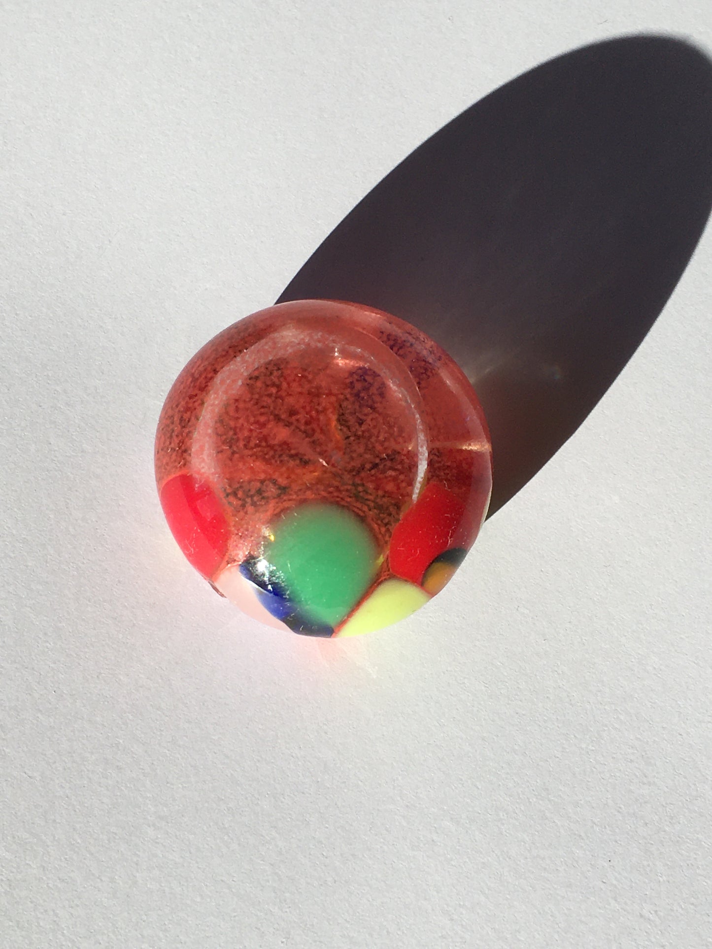 Vintage venetian paperweight Ø 4cm