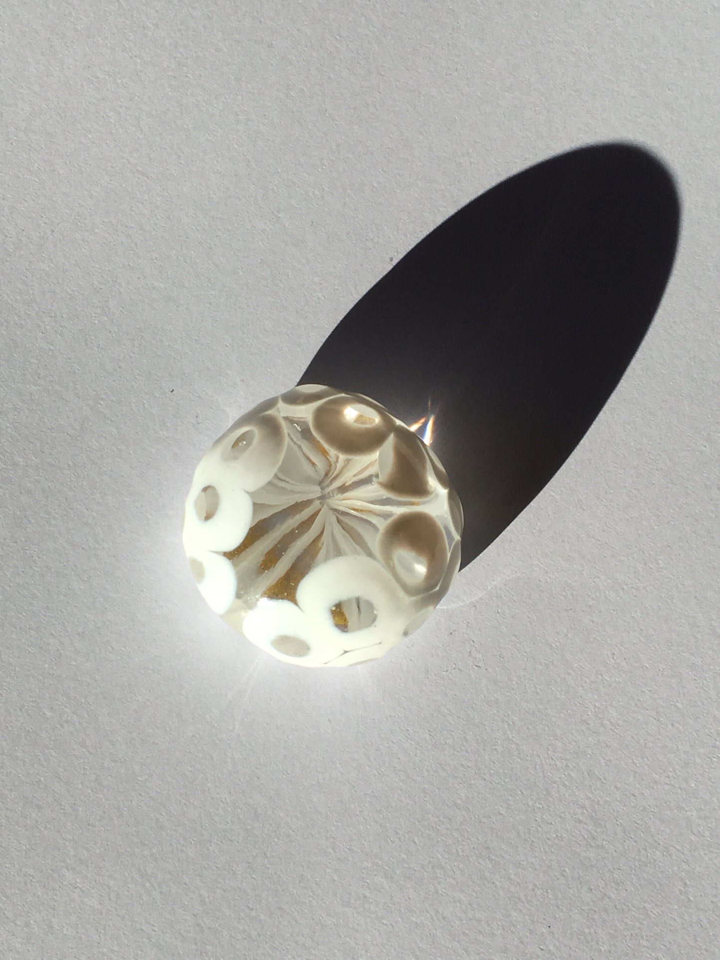 Vintage venetian paperweight Ø 3 cm
