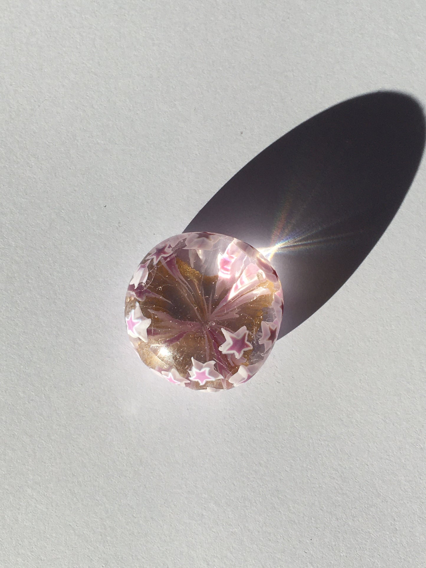 Vintage venetian paperweight Ø 3 cm