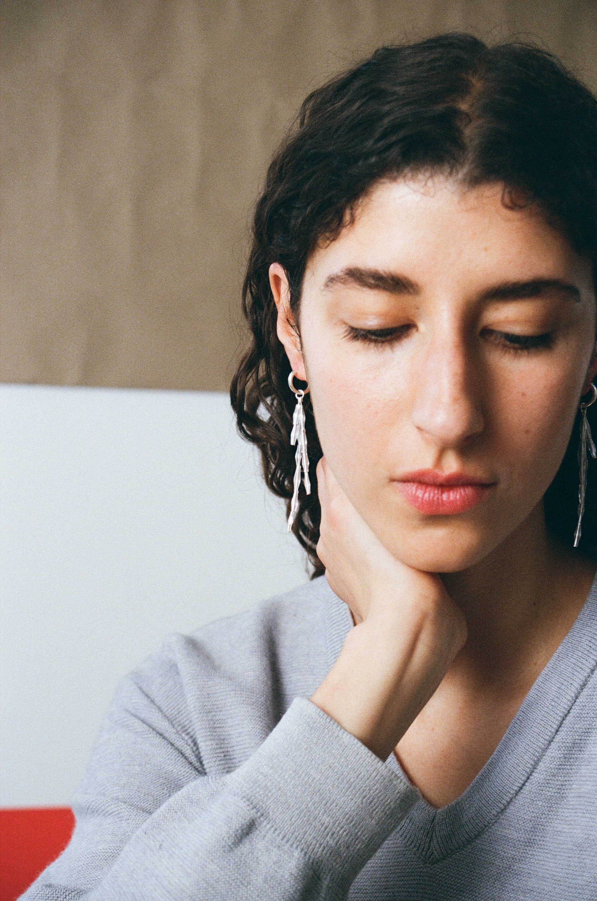 Manu earrings - Clear