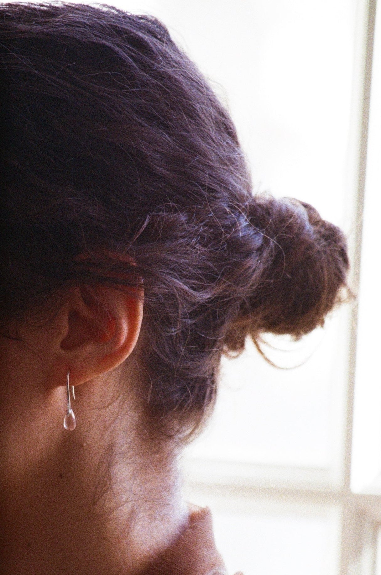 Micro Gota earrings - Pale pink
