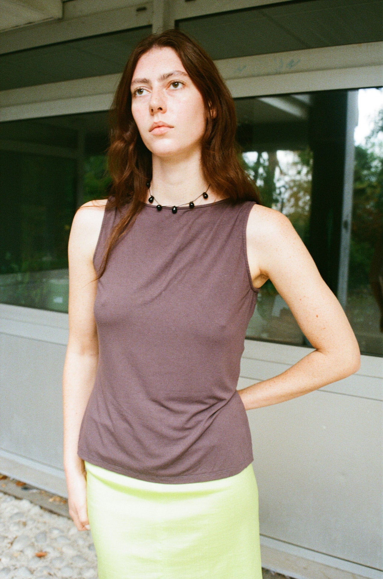 Noué necklace - Black / Black