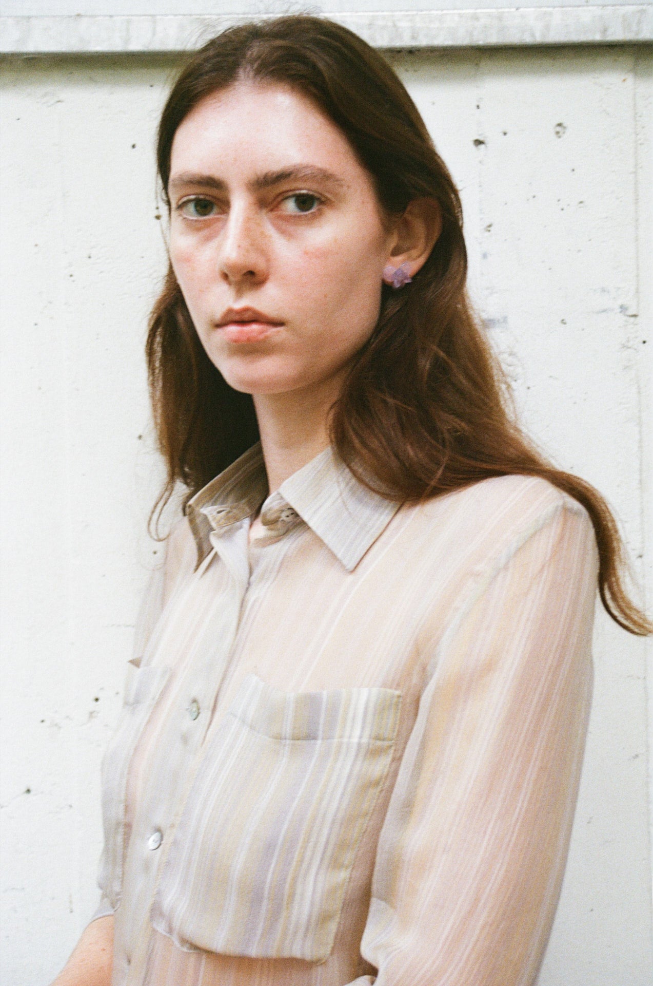 Pensée earrings - Lilac