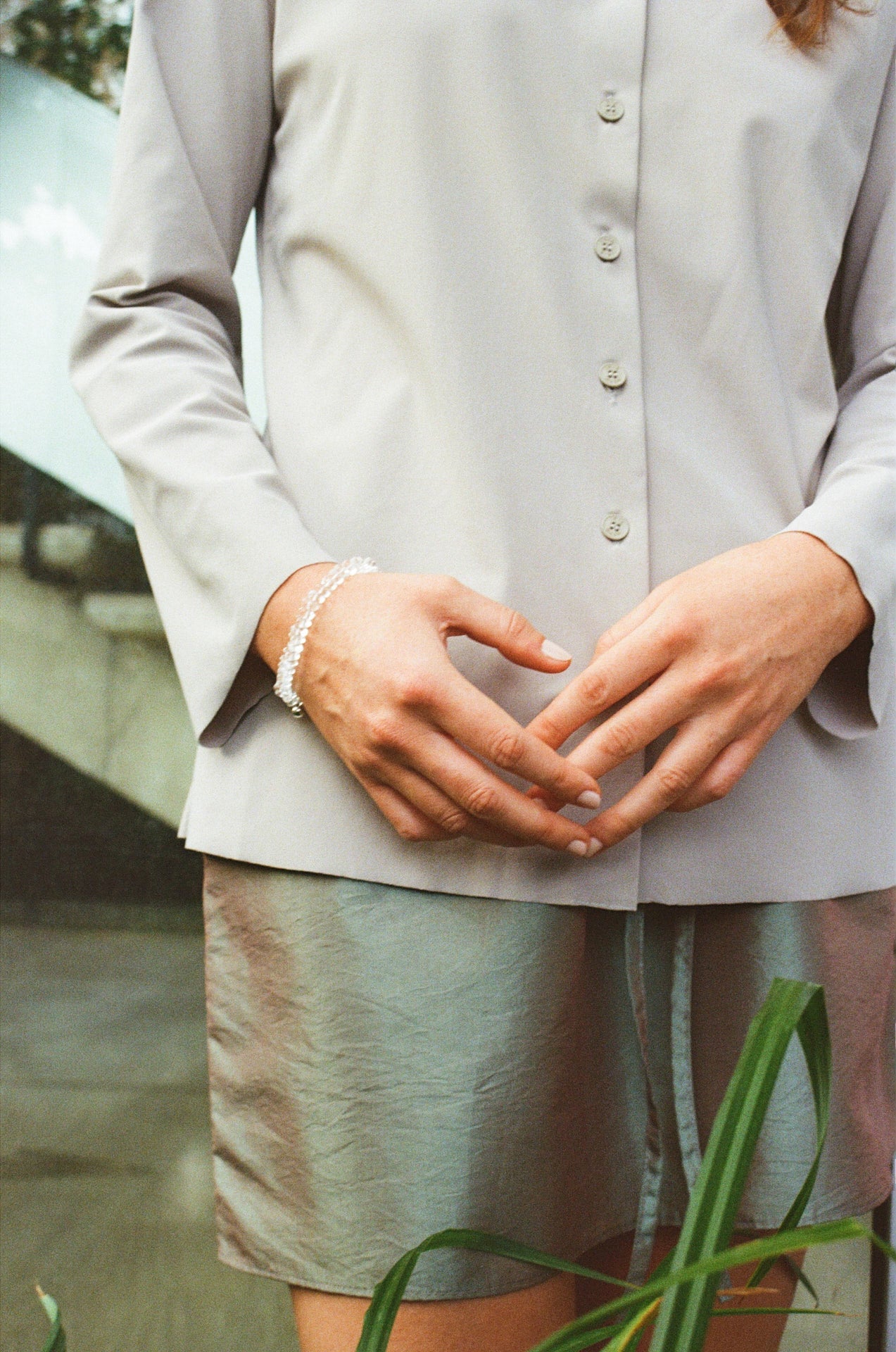 Caillou bracelet - Clear