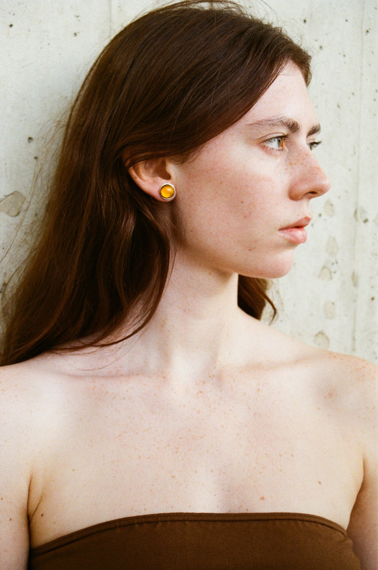 Mam earrings - Amber