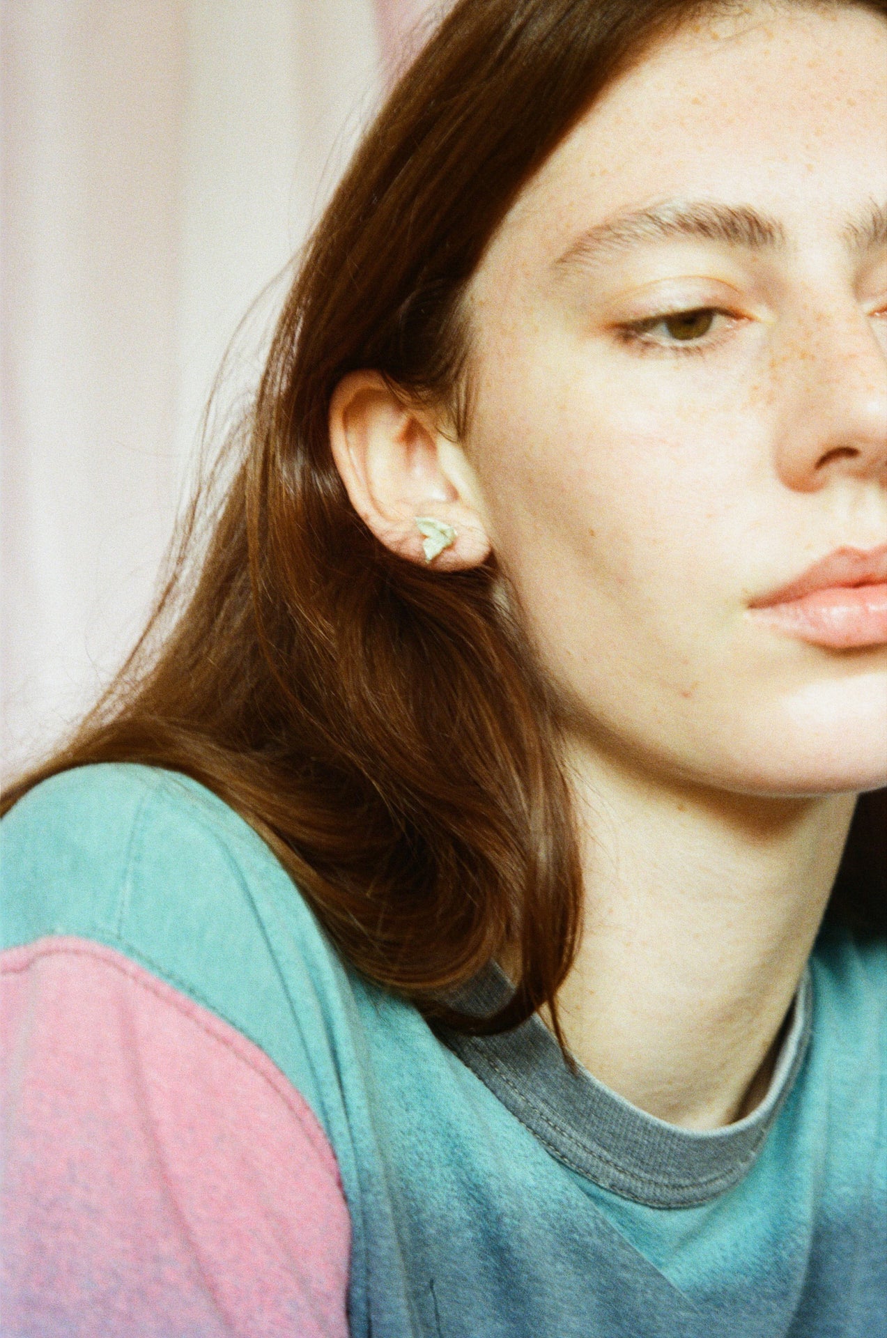 Bird earrings - Creme