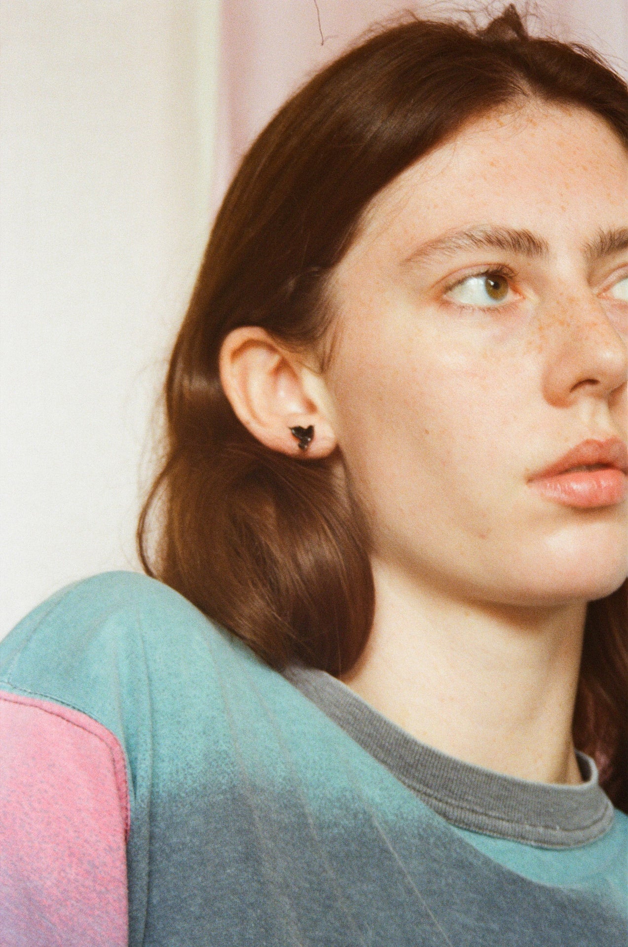 Bird earrings - Black
