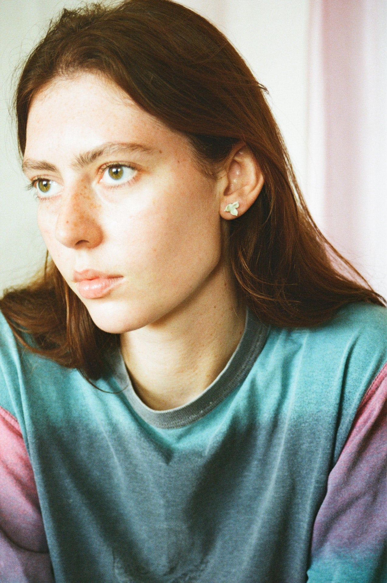 Bird earrings - Creme