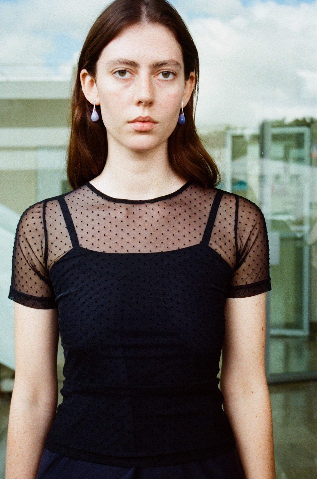 Gota Nail earrings - Opaline Lilac