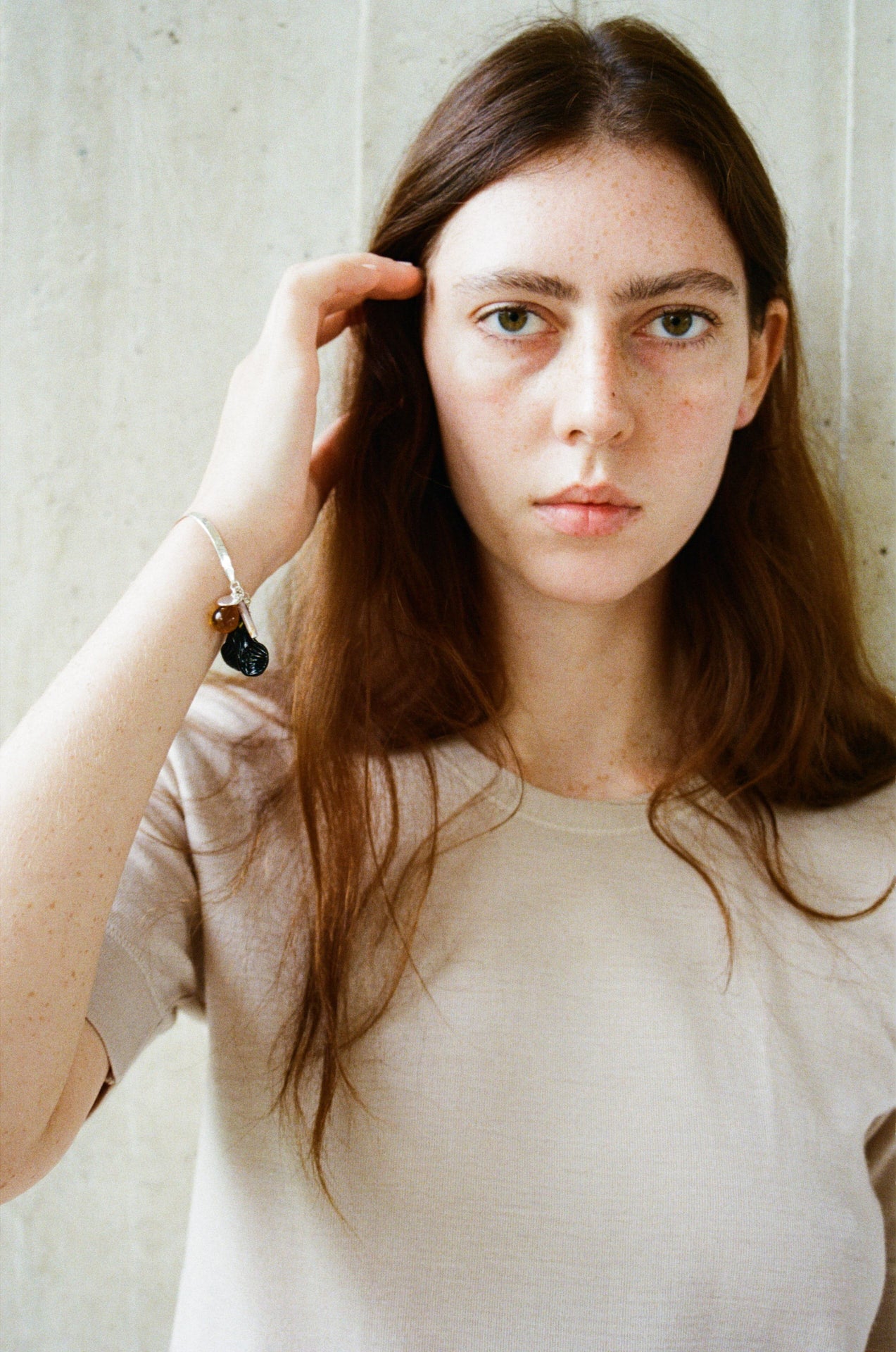 Clapio bracelet - Black / Amber / Lilac