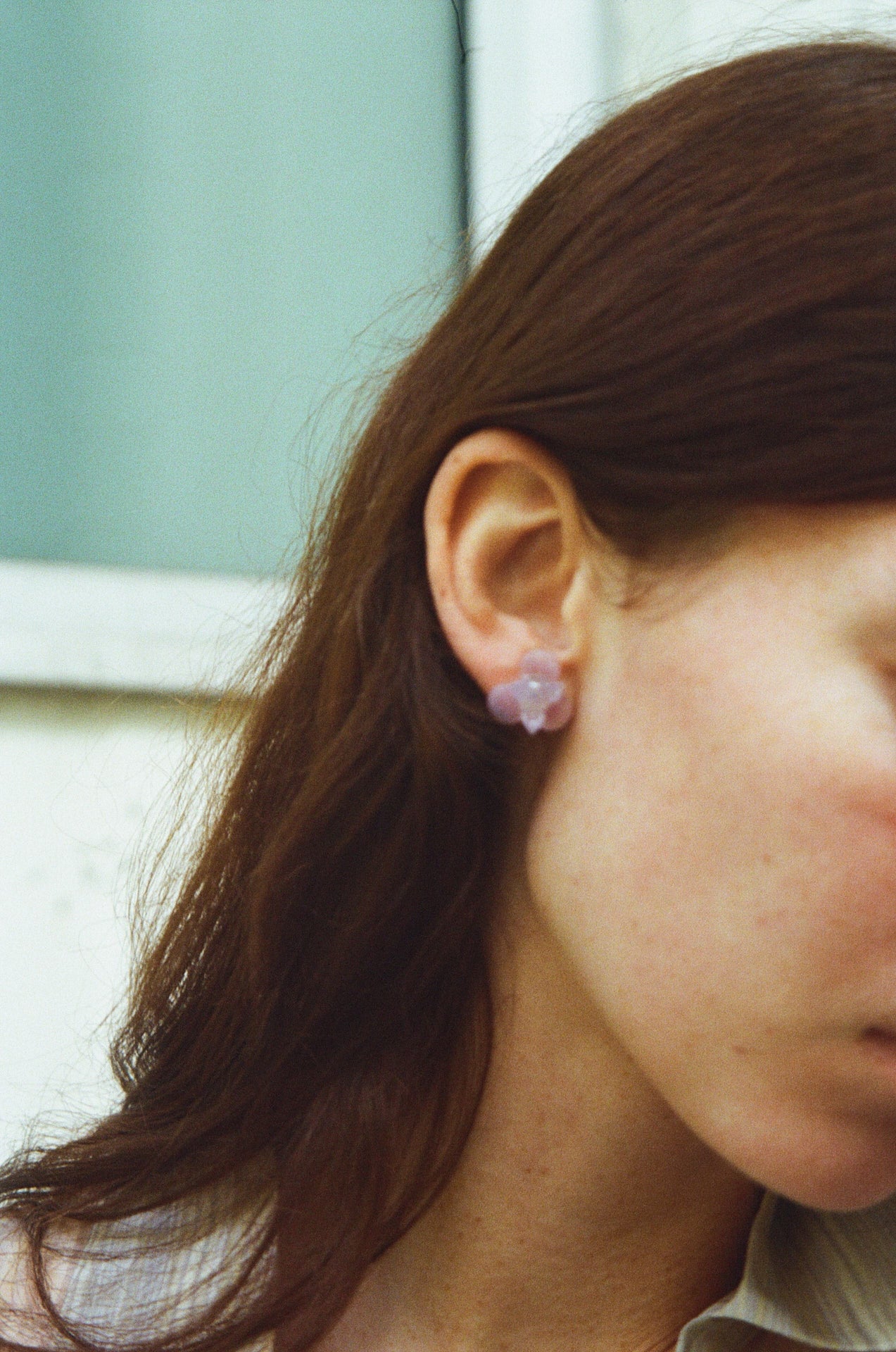 Pensée earrings - Lilac