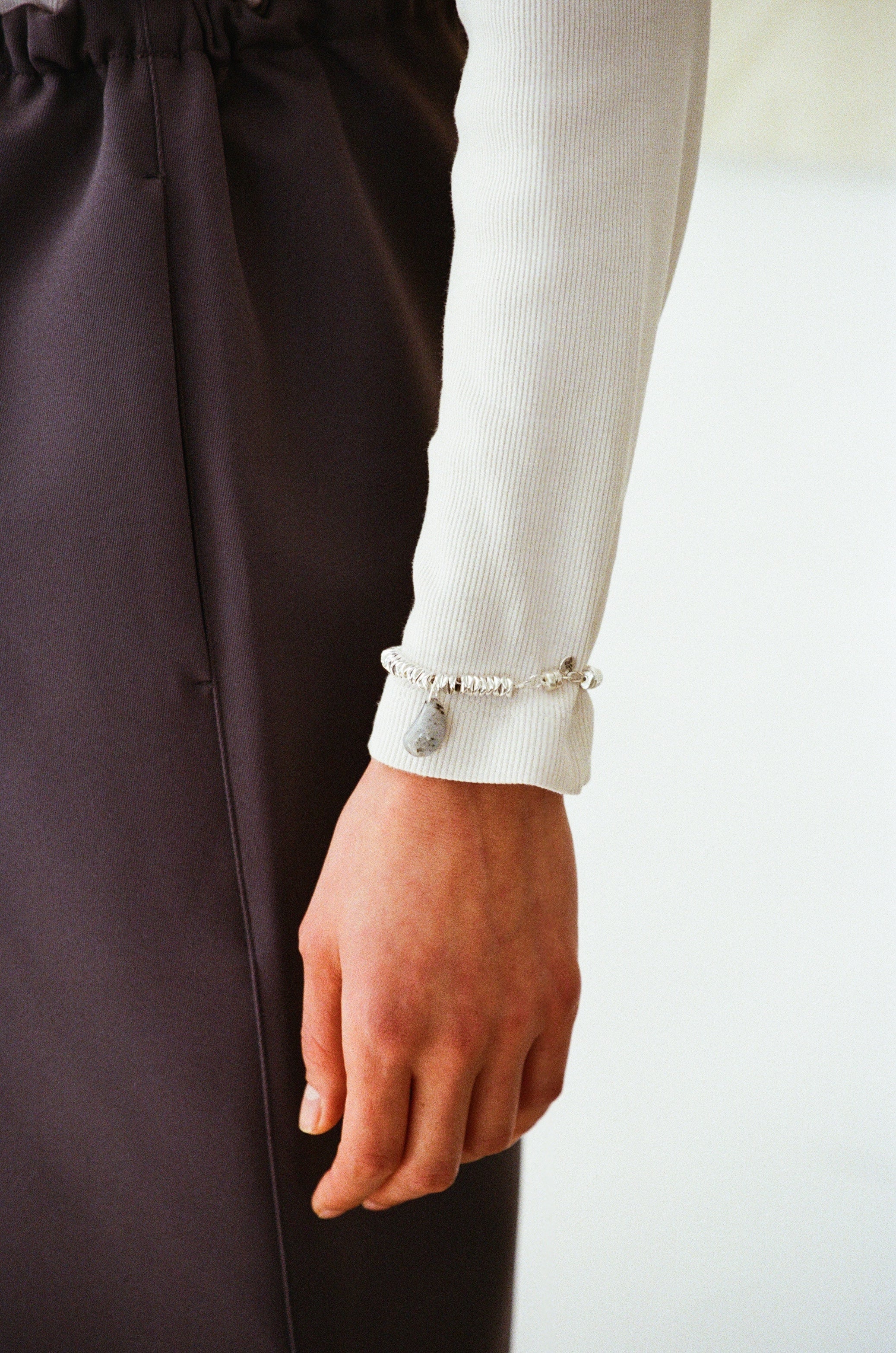 Corail bracelet - Hématite / Grey