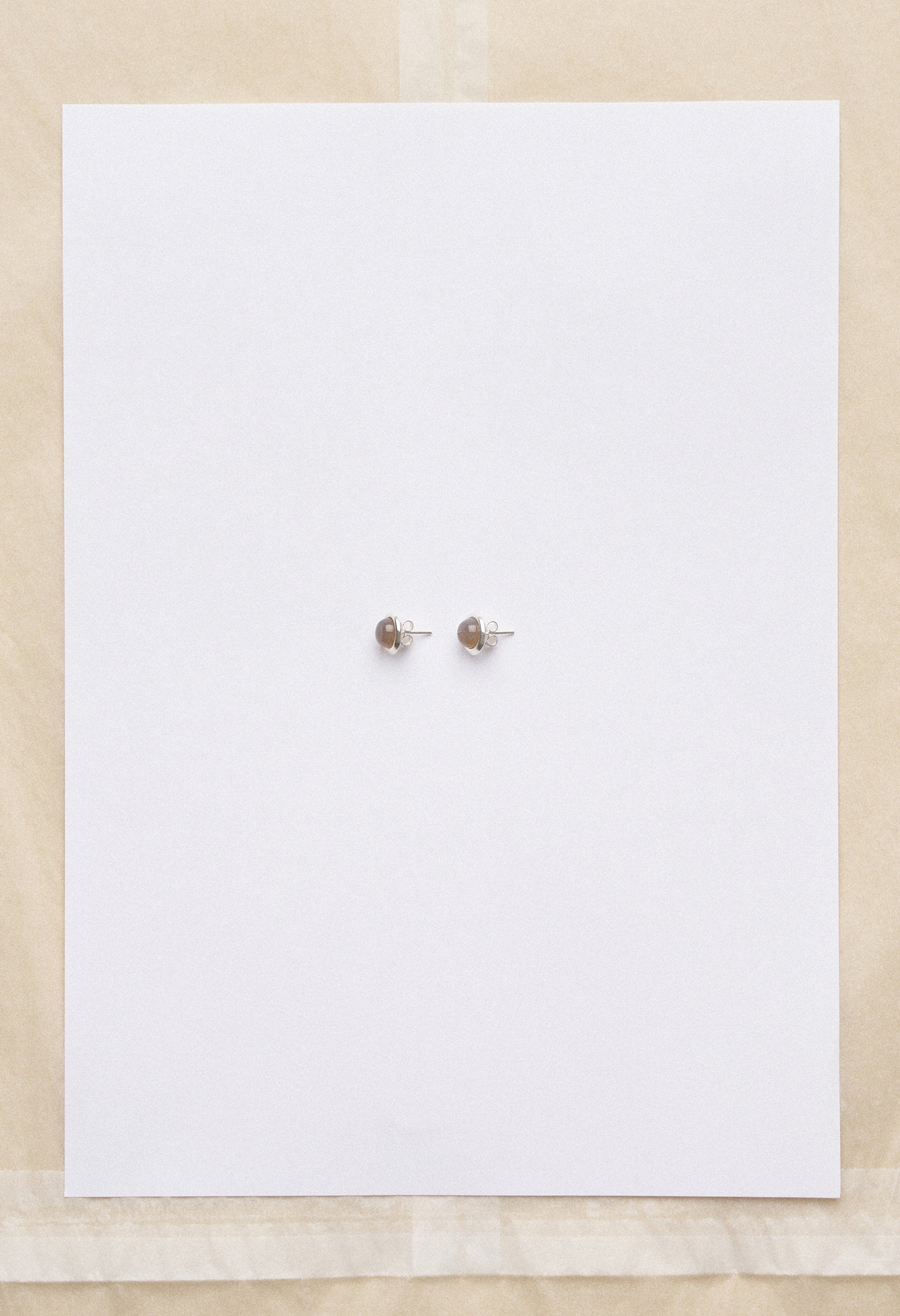 Annie earrings - Grey stone