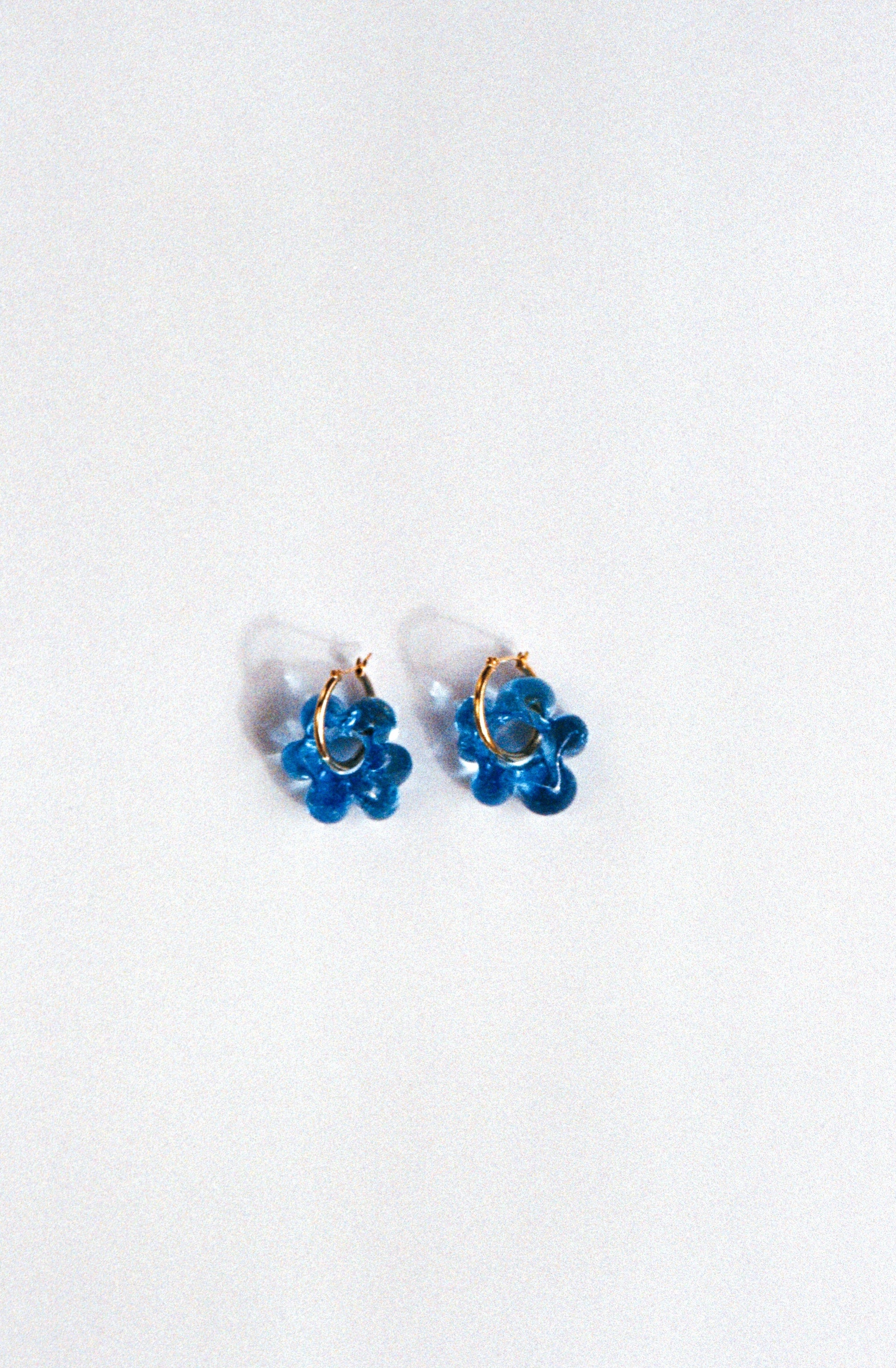 Fleur earrings - Blue