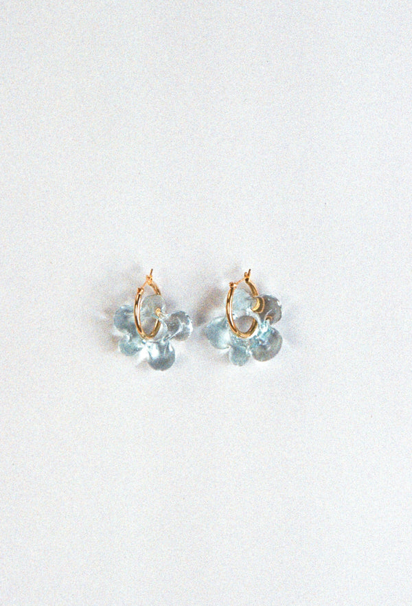 Fleur earrings - Clear