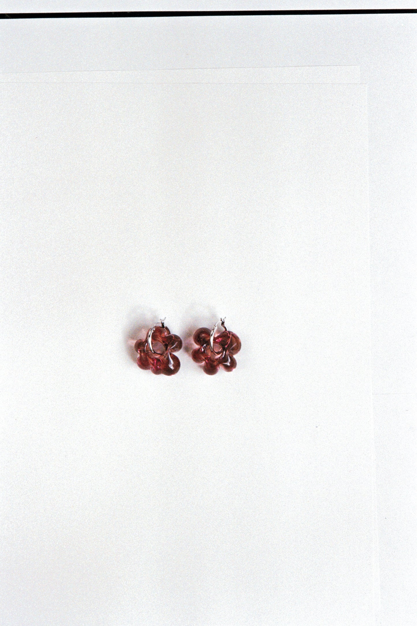 Fleur earrings - Purple