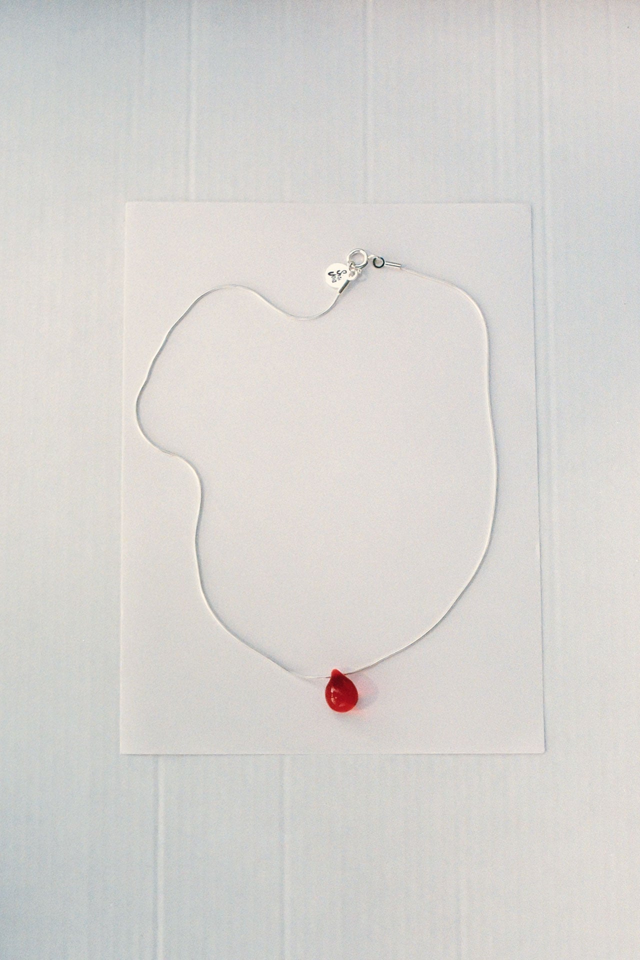 Gota Mini necklace - Red
