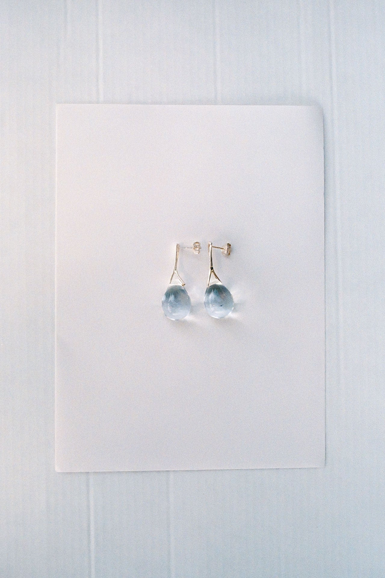 Gota Nail earrings - Clear
