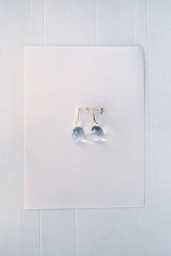 Gota Nail earrings - Clear