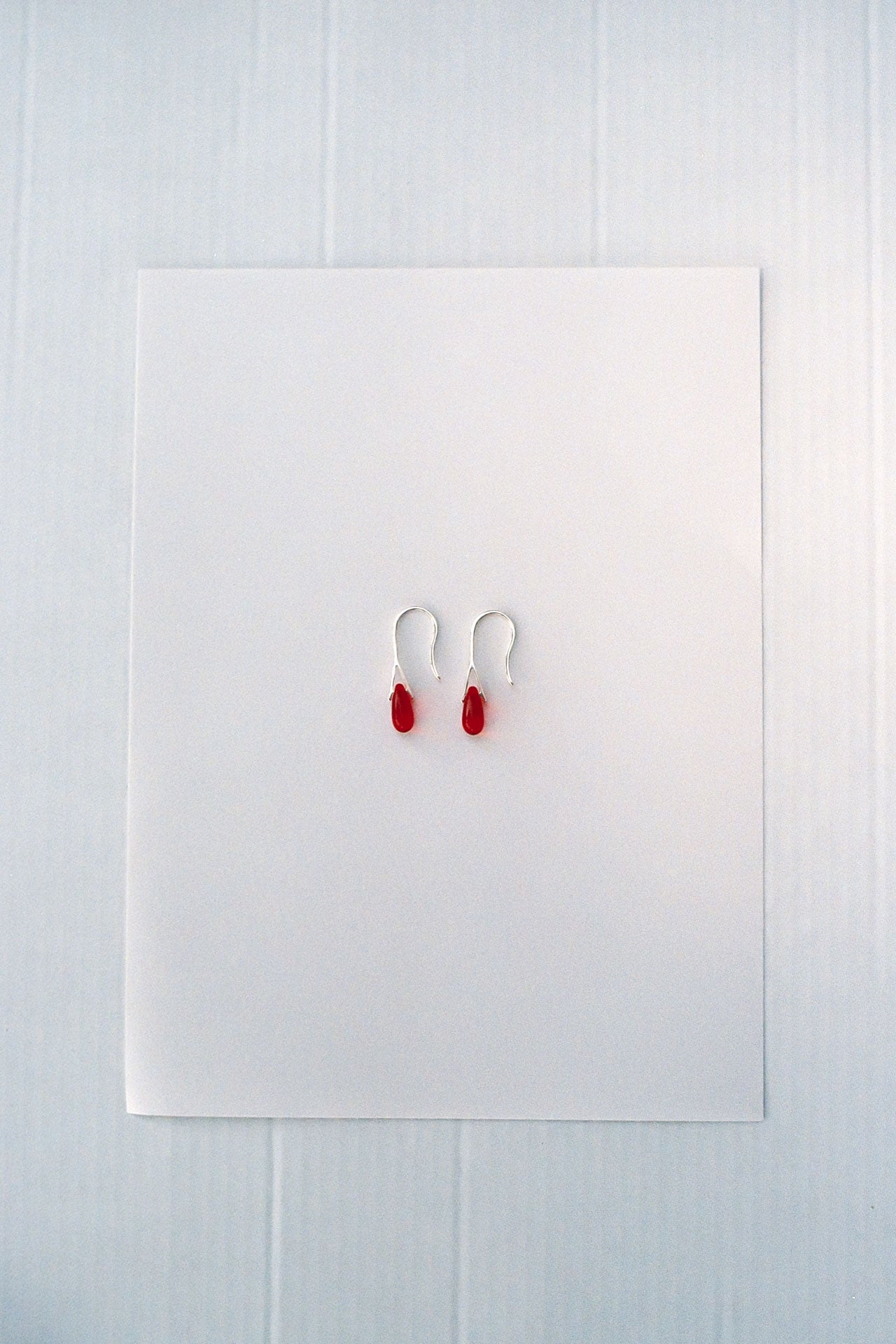 Pico Gota earrings - Red