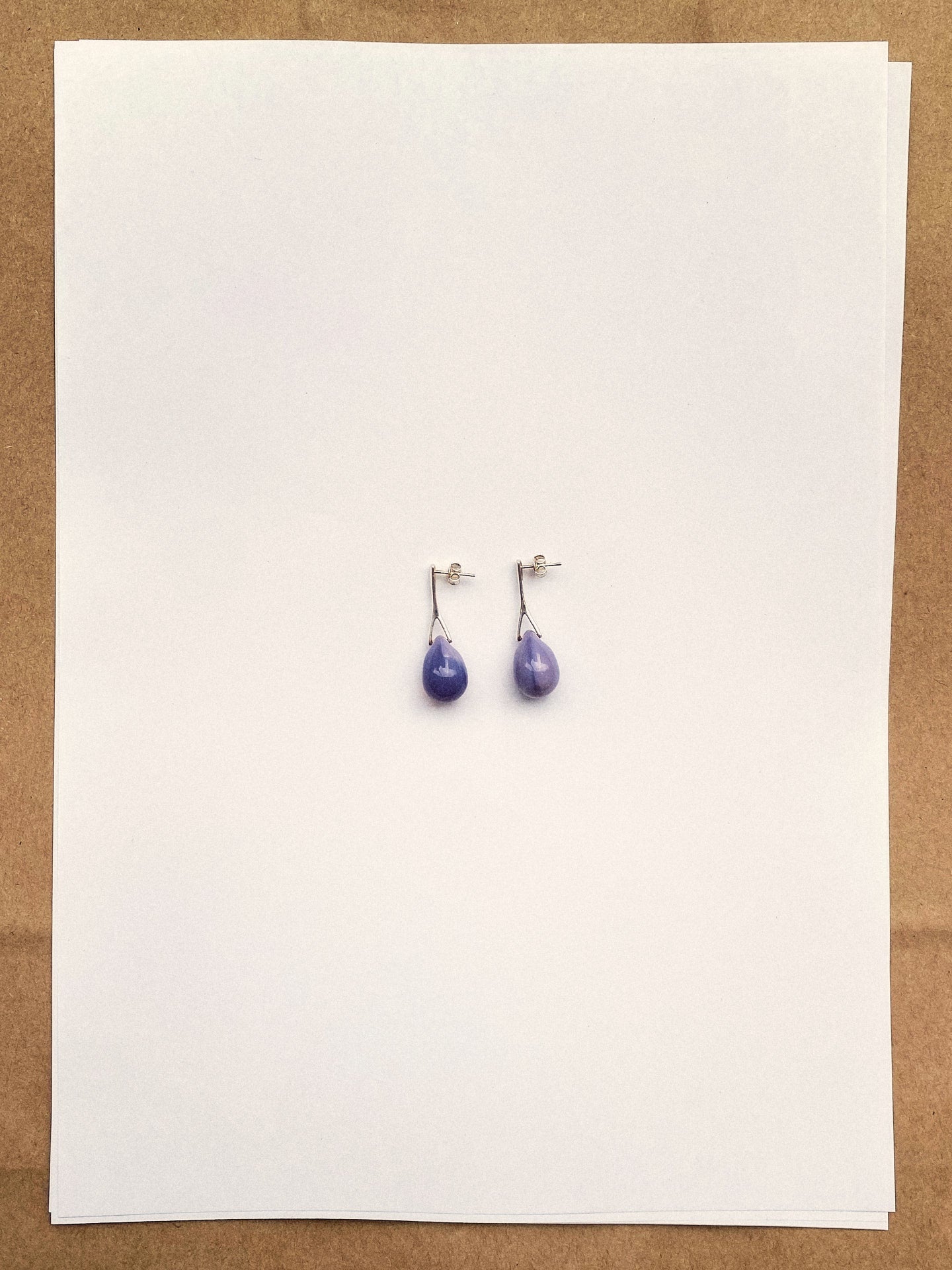 Gota Nail earrings - Opaline Lilac
