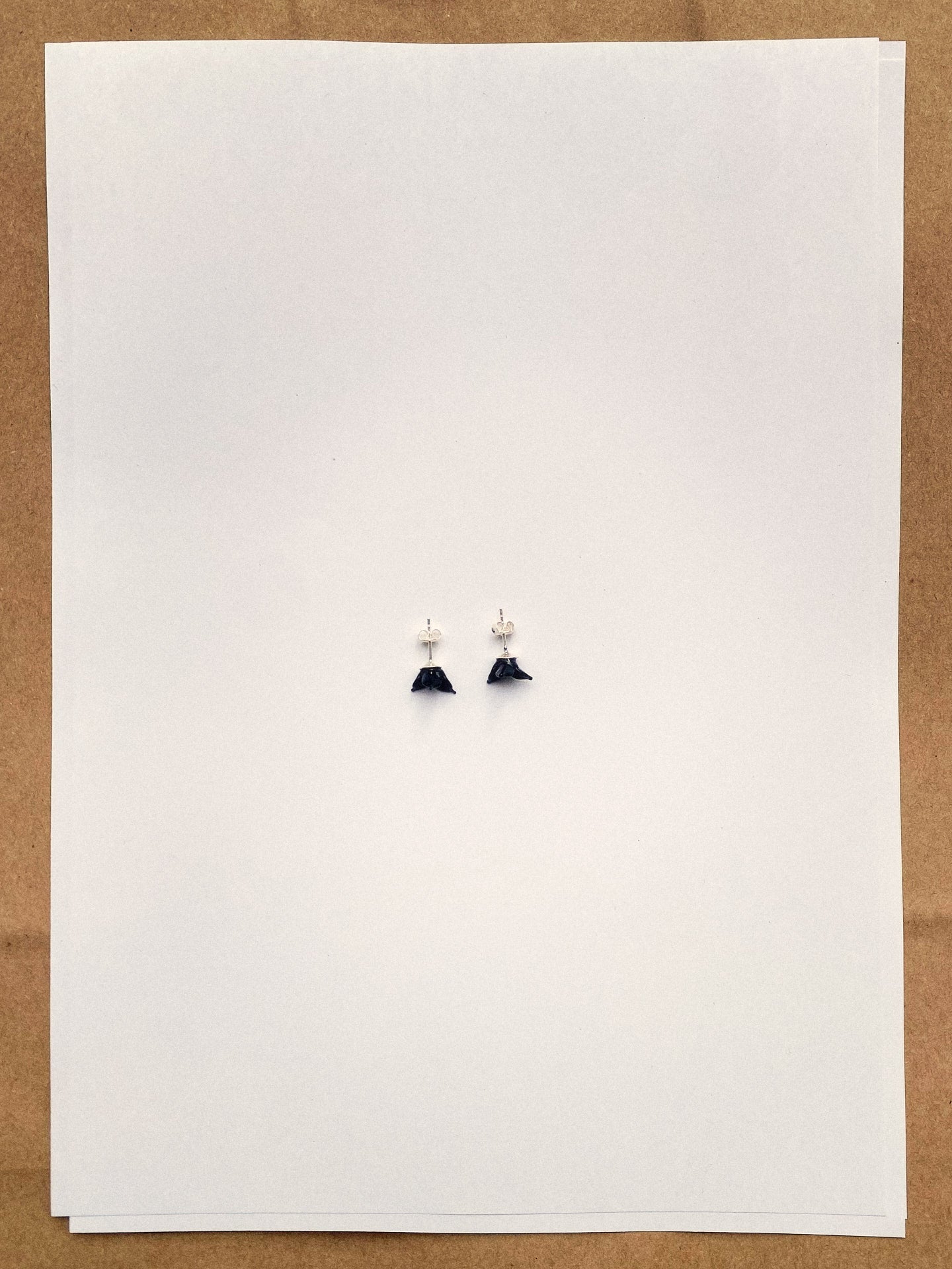 Bird earrings - Black