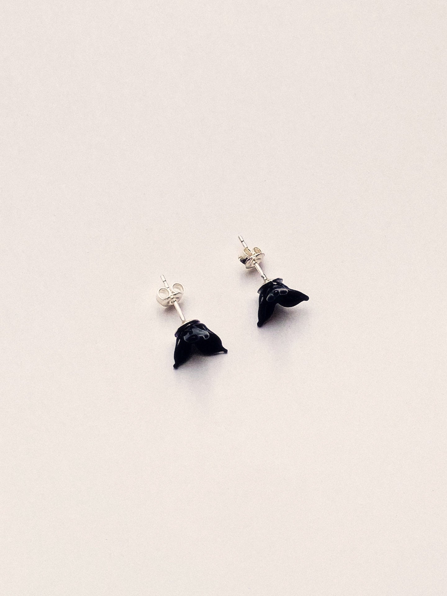 Bird earrings - Black