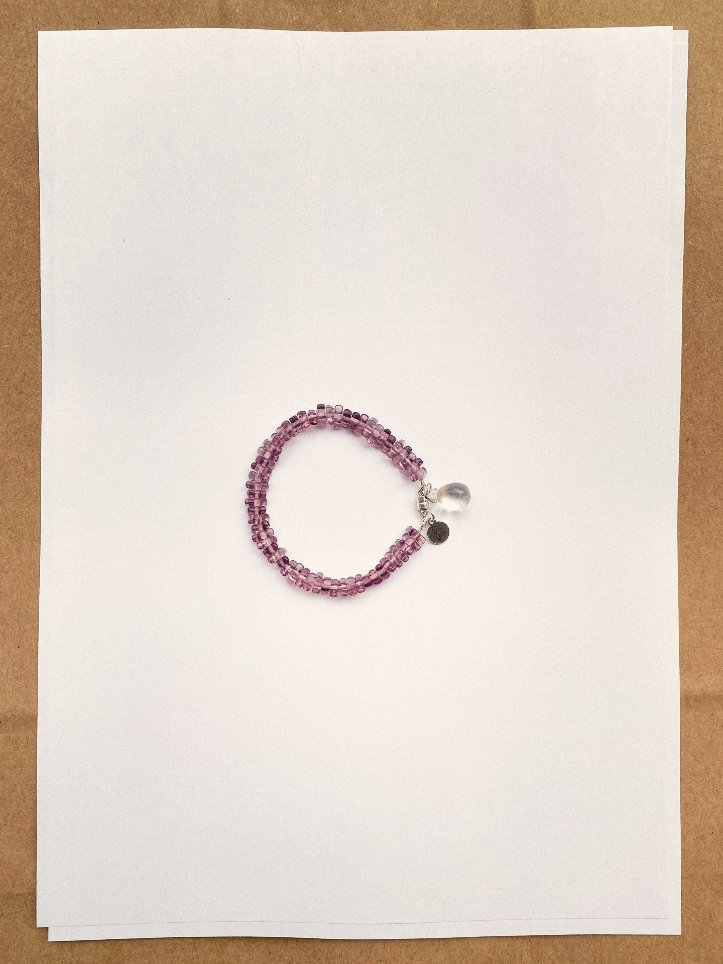 Corail bracelet - Lilac/Clear