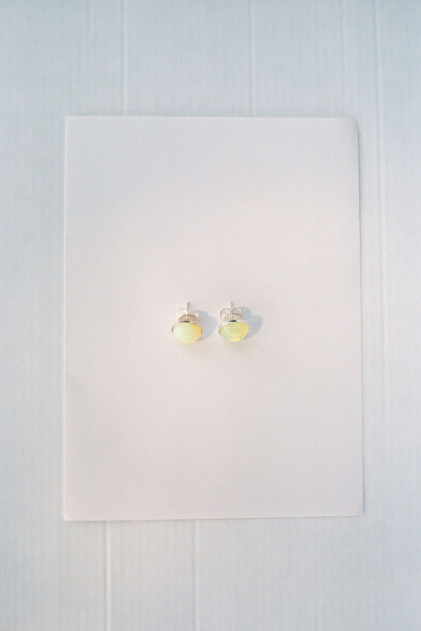 Mam earrings - Opaline yellow
