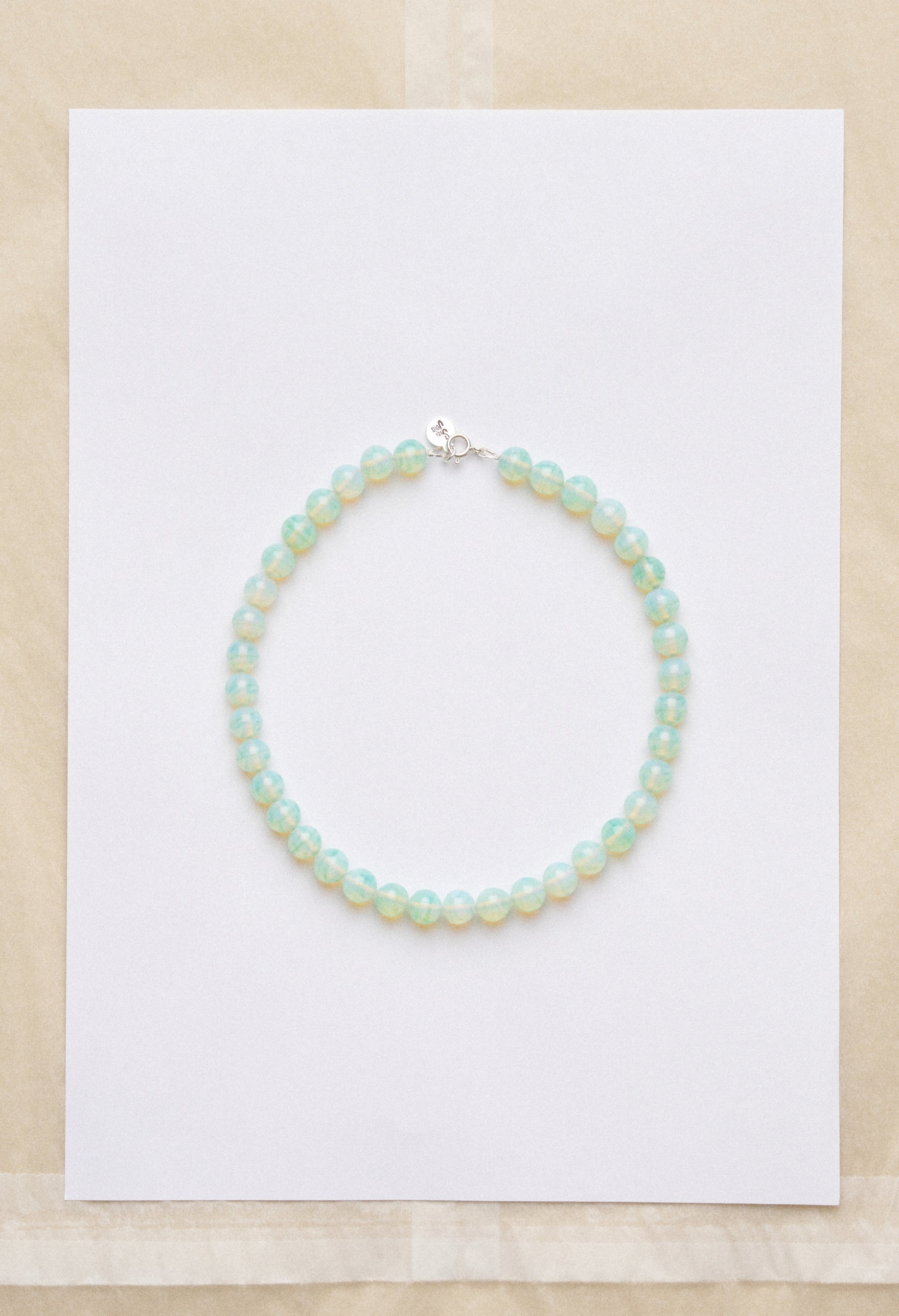 Marie necklace - Opaline green