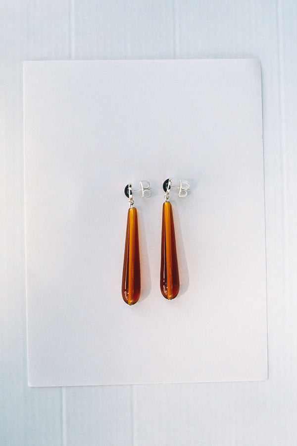 Maryam earrings - Amber