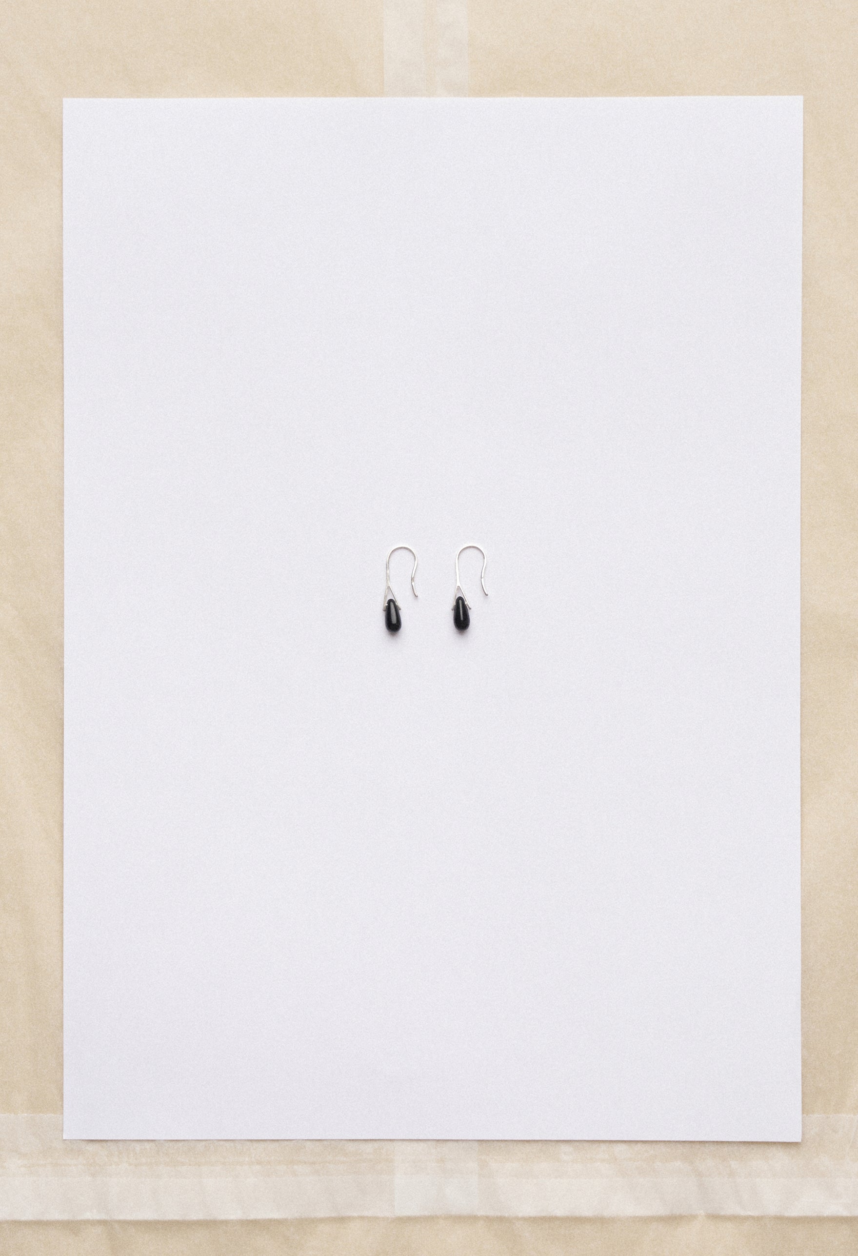 Micro Gota earrings - Black
