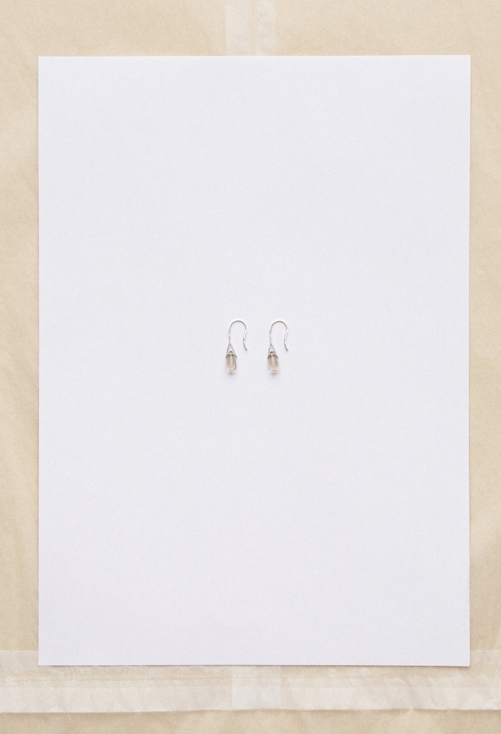 Micro Gota earrings - Grey