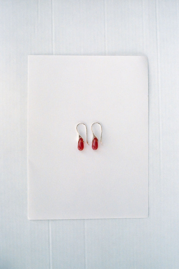 Mini Brote earrings - Opaline pink